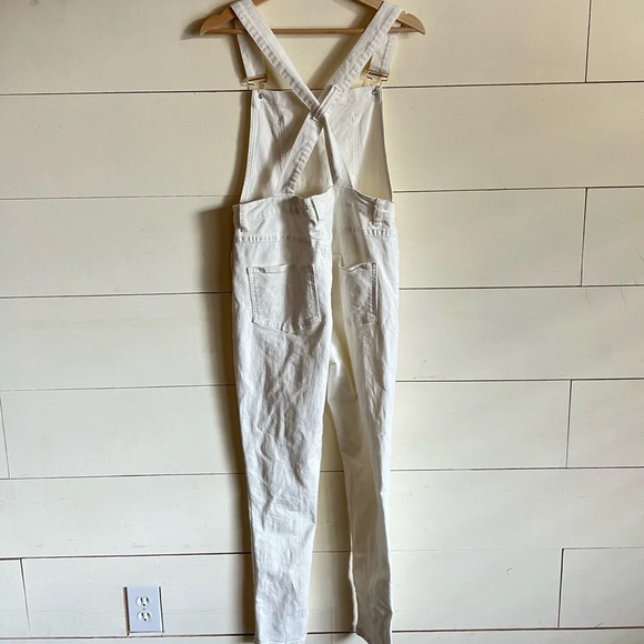 We Wore What Basic Denim White Overalls - Picture 8 of 14